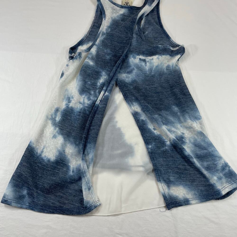 Vocal Embellished Cross Tank Top Lot 3 Blue Black Gray Crochet Lace Women’s S - Picture 7 of 11